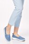 Genuine Leather Comfortable Summer Shoes Kla.14 - Blue - 37 - 5