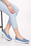 Genuine Leather Comfortable Summer Shoes Kla.14 - Blue - 37 - 2
