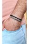 Hematite and Onyx Double Bracelet/Natural Stone Men's Bracelet