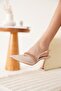 Drey Beige Women's Heeled Shoes - 4