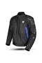 Motorcycle Jacket Full Protection Titanium 4 Seasons Maxdura Model Jacket Blue