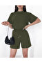 Women's Modal Short Sleeve Shorts Set - 2