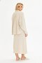 Beige Oversize Pleated Wrinkle Long Sleeve Shirt - 4