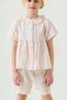 Collar Detailed Girl's Suit 3825 - 3