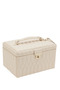 Caroline Medium Size Leather Jewelry Box Lusterloc ™   Lined - 4