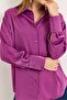 Soft Textured Satin Shirt Purple - 5