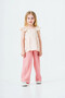 Flower Embroidered Girl's Muslin Set 3815 - 3