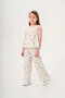 Girl's Muslin Suit with Lace Collar - 2
