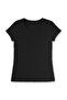 Women's Ribbed Short Sleeve Cotton T-Shirt - 4