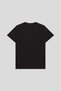 Men's Black Color 100% Cotton Crew Neck Standard Fit Regular Cut T-Shirt - 2