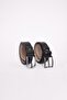 Men's Set of 2 3.5 cm Classic Black Belt - 3
