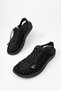 Elastic Lace-Up Unisex Summer Men's Sandals Women's Slippers Woven Design Beach Sandals Nef - 4