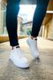 Lace-Up Men's Casual Shoes White - 2