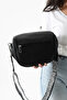 Women's Crossbody Bag Waist Bag Zebra Pattern Woven Strap Black - 2