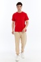 Men's Parachute Fabric Elastic Leg Baggy Loose Fit Hidden Zipper 3 Pocket Sweatpants