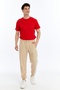 Men's Parachute Fabric Elastic Leg Baggy Loose Fit Hidden Zipper 3 Pocket Sweatpants - 4