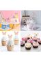 Purple Set of 21 Butterfly Figure Cake and Balloon Decoration Set – Colorful 3D Butterfly Figure Cake and Decoration Ornament - 6