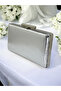New Model Silver Color Shiny Patterned Chain Strap Women's Evening Dress Bag Wedding Engagement Graduation