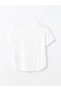 Xside Active White Crew Neck Printed Women's Sports T-Shirt - 6