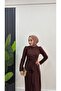 Hijab Dress with Ruffle Skirt - 3