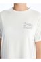 Xside Active White Crew Neck Printed Women's Sports T-Shirt - 3