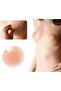 Women's Reusable Adhesive Stick-on Silicone Peel and Stick Bra Pad Petals Cover - 3