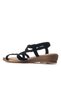 Women's Stone Detailed Daily Sandals 25Y 25Y122-5 Z Black - 3