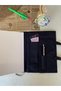 Black Ethnic Floral Wall Water Repellent Feature Pen Pocket & Pocket - 24X17 cm Book Bag - 3
