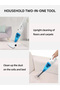 2 in1 Vacuum Cleaner 650W Upright Vacuum Cleaner Portable Handheld Vacuum Cleaner,White - 4