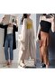 Women's/Girl's Strapless Stretchable Long Bandeau Tube Top Camisole Free - Beige, One Size - 9