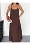 Aerobin Casual Dress with Cotton Adjustment Strap - 2