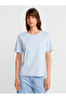 31763 100% Cotton Crew Neck T-Shirt-Light Blue