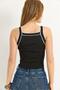 Halter Neck Knitwear Blouse Black - 4