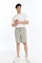 Men's Parachute Fabric Casual Woven Bermuda Shorts with Side Pockets - 2