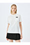 Beige Cat Embroidered T-Shirt - 3
