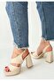 Cica Beige Skin Heeled Shoes - 3
