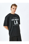 Black Oversized Sport T-Shirt