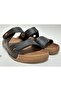 Leather Look Anatomic Sole Adjustable Women's Home and Street Slippers - 2