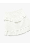 Ruffle Detailed Waist Elastic Mini Skirt - 3