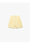 High Waist Pocket Shorts with Pile Detail - 3