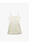 Square Neck Sleeveless Applique Flower Detail Satin Slim Fit Jewel Mini Evening Dress - 5