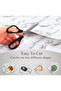 Multi-Purpose Non-Slip Decorative Shelf and Inside Cabinet Cover Size: 50 cm X 15 m Marble Design - 7