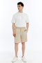 Men's Parachute Fabric Woven Casual Sports Bermuda Shorts with Zipper and Back Pocket - 2