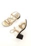 Mia100-Tpk-1110 Daily Abi̇yev Daily-Wedding-Leisure-Holiday Bronze Heeled Shoes - 3