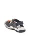 Navy Blue-Beige-Orange Children's Sandals 173110 P - 4