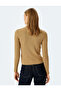 Stand Collar Slim Fit Long Sleeve Basic Knitwear Sweater - 4