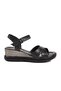 Black Heeled Women's Sandals T-002 Z - 3