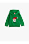 Baby Boy Green Patterned Sweatshirt 3WMB10382TK