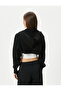Hooded Crop Cardigan Long Sleeve - 4