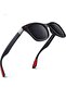 Karizma Unisex Sunglasses Metal Hinged Red Detailed Unisex Glasses - 2